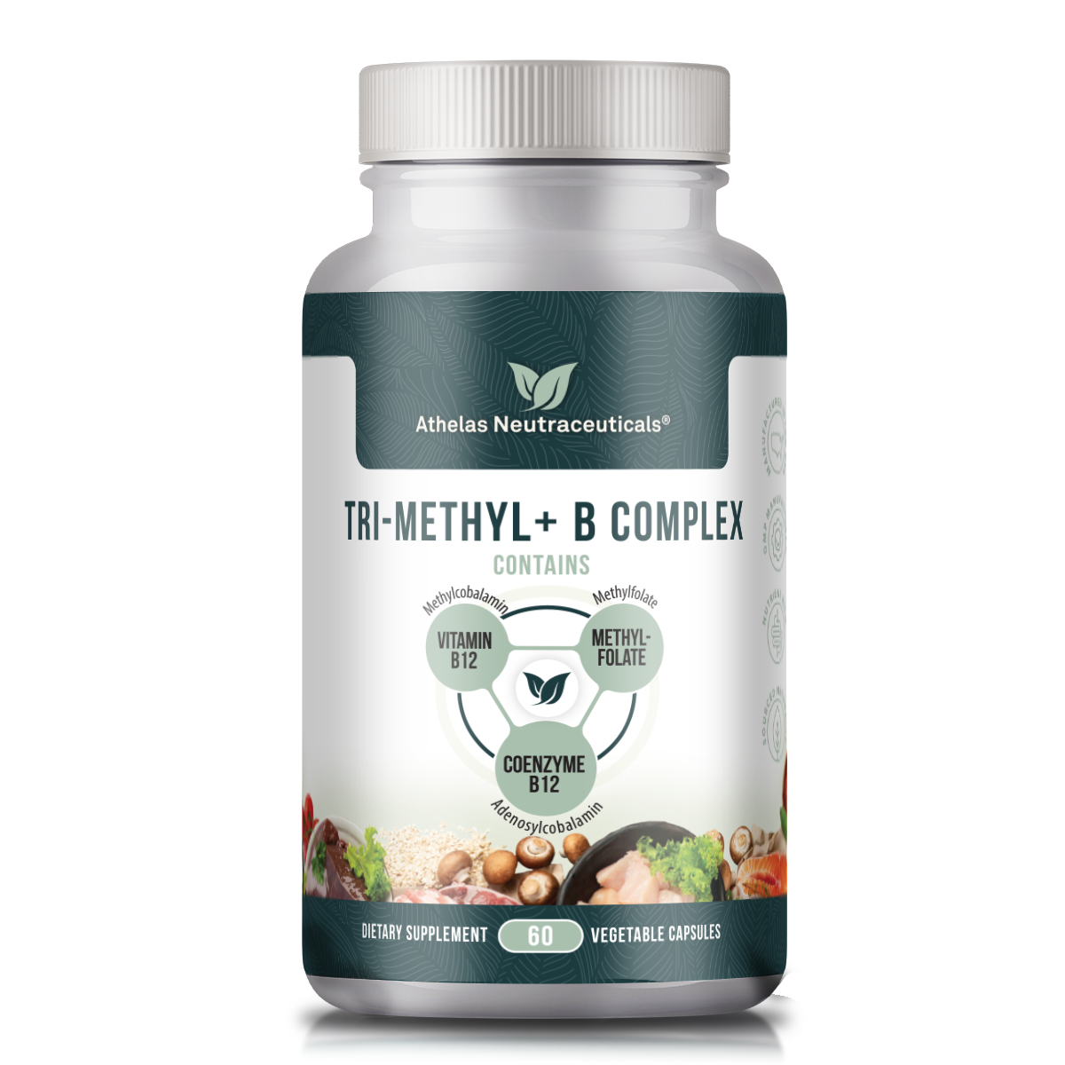 Tri-Methyl+ B Complex - Both Active Forms of B12, Low P5P