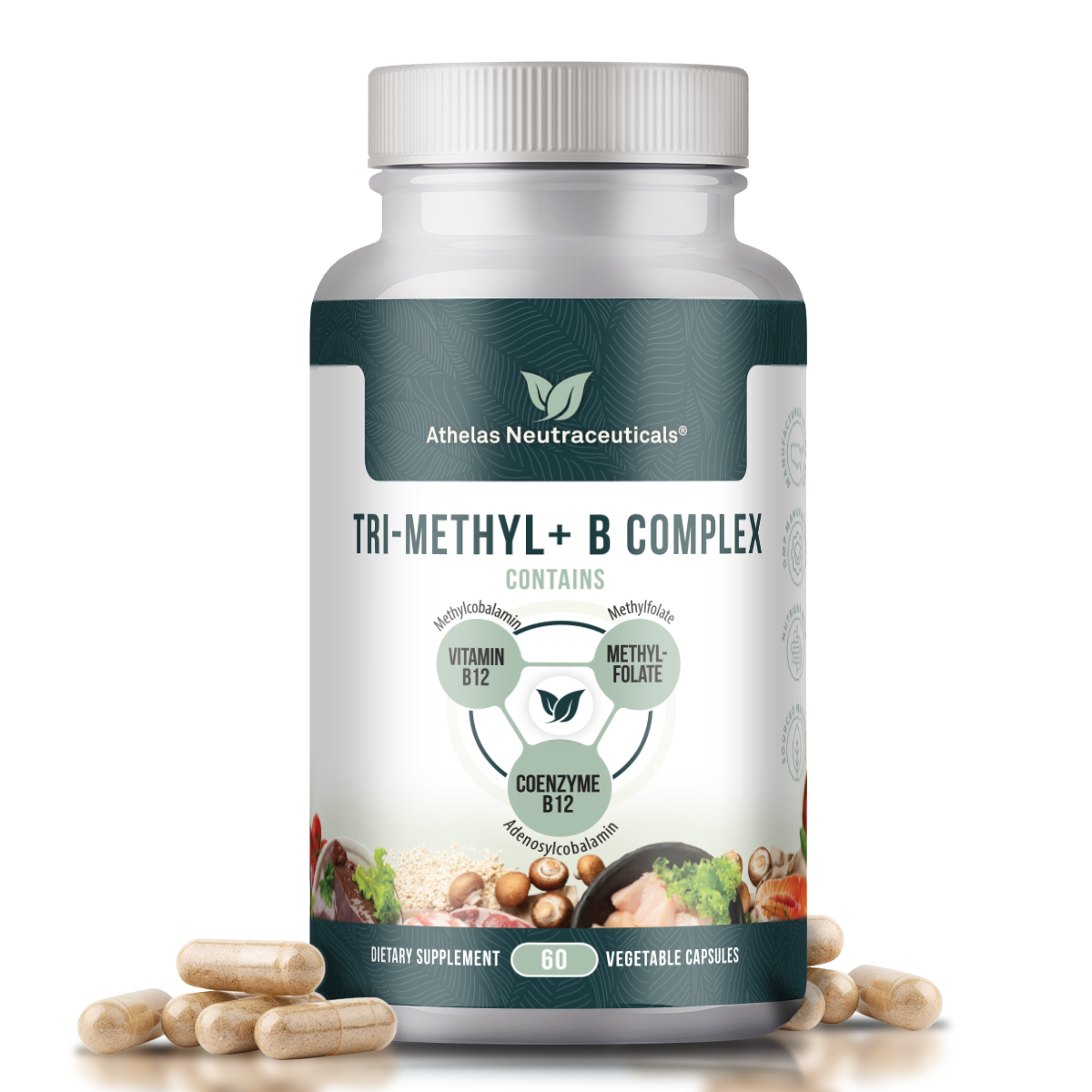 Tri-Methyl+ B Complex - Both Active Forms of B12, Low P5P