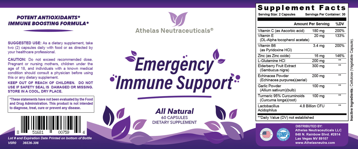 Emergency Immune Support Capsules - Boost Your Defense