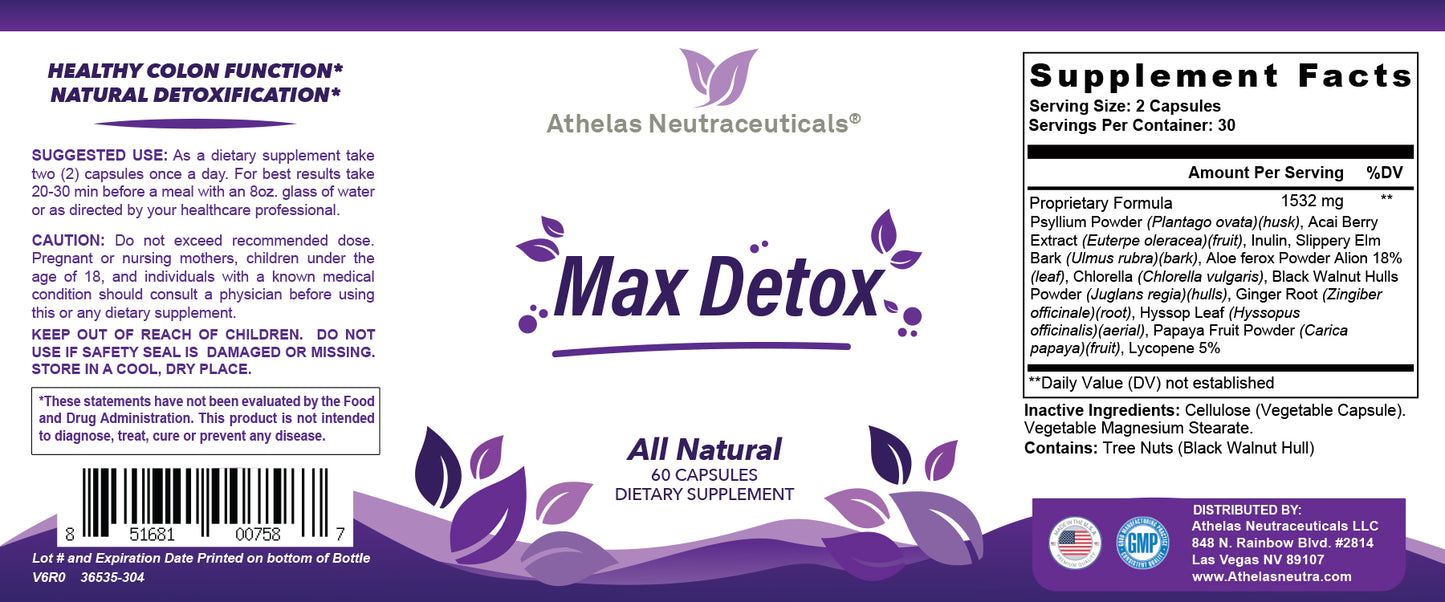 Max Detox - Body Cleansing Support