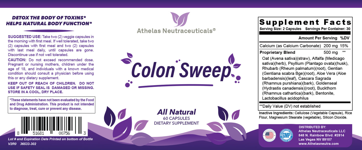 Colon Sweep - Colon Support and Cleansing