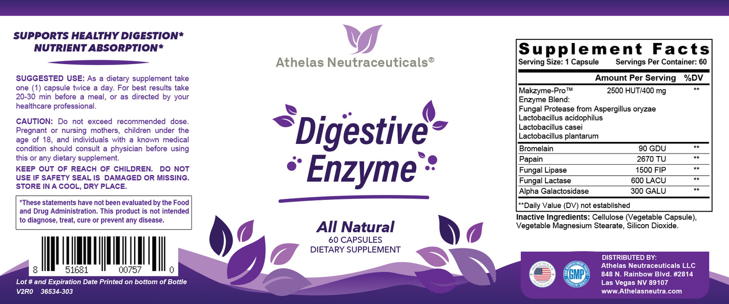 Digestive Enzymes - Full Spectrum Digestive Support