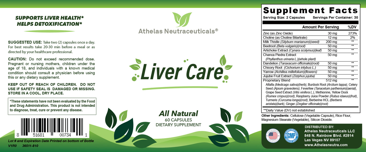 Liver Care - Liver Support with Milk Thistle