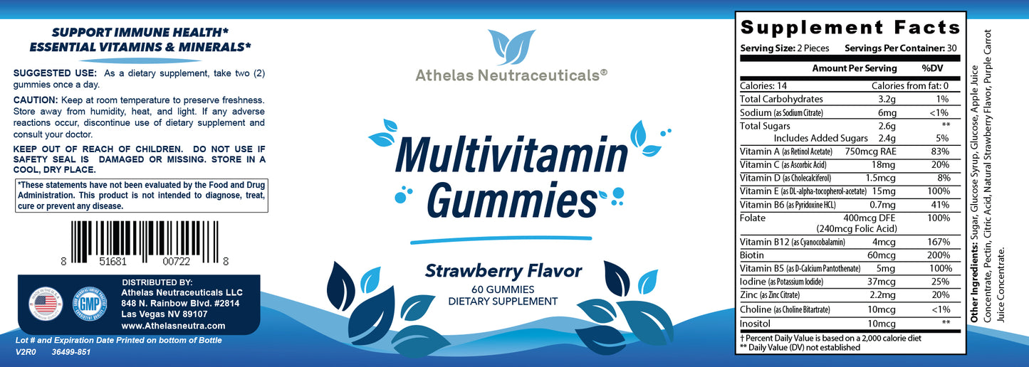 Multivitamin Gummies - Tasty Multivitamin Support