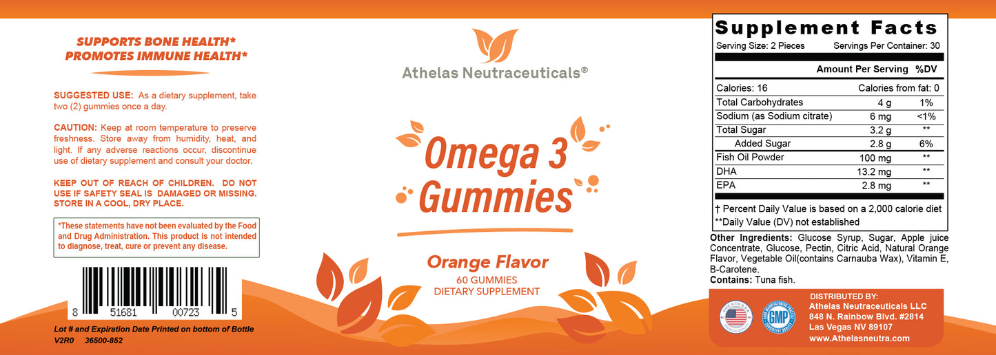 Omega 3 Gummies - Tasty Omega 3 Supplement