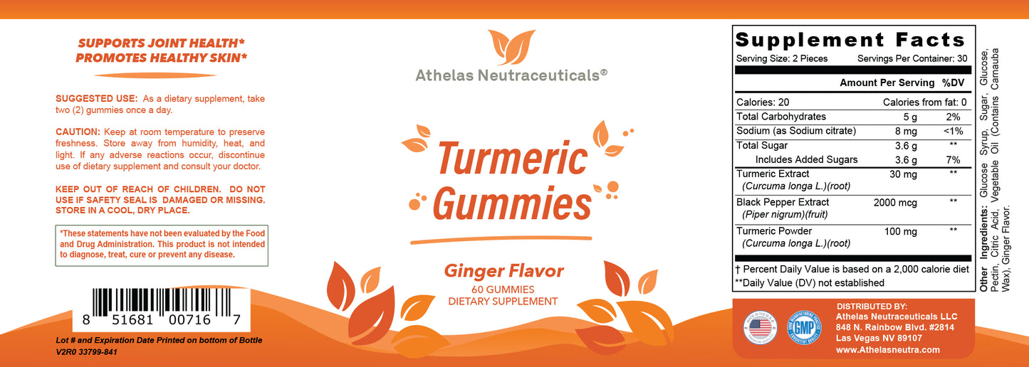 Turmeric Gummies - Tasty Anti Inflammatory Support